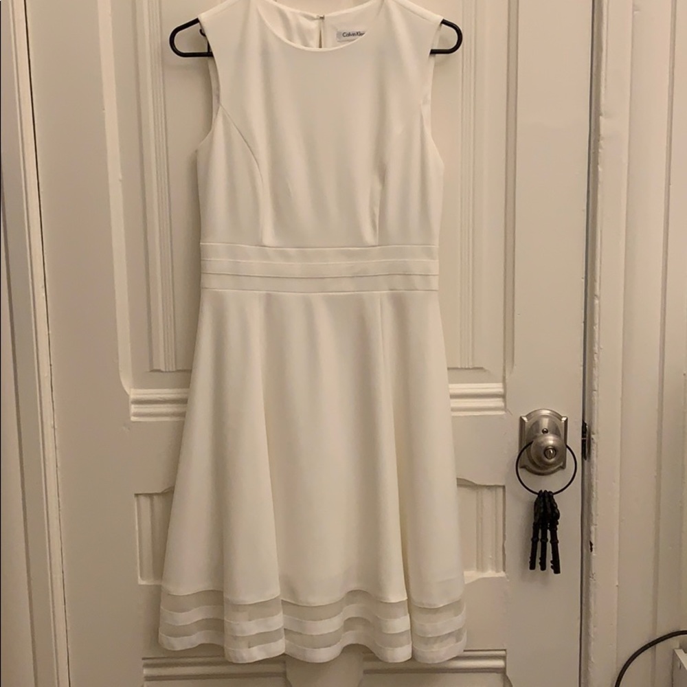 Calvin Klein White Dress
